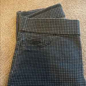 Houndstooth Patterned Pants